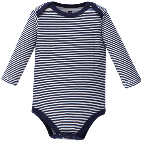 Hudson Baby Cotton Long-Sleeve Bodysuits, Mr Fox
