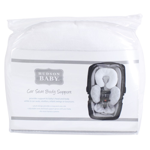Hudson Baby Car Seat Body Support Insert, Gray Trellis