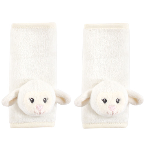 Hudson Baby Car Seat Insert and Strap Covers, Lamb