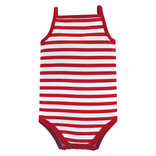Hudson Baby Cotton Sleeveless Bodysuits, Shining Stars Stripes