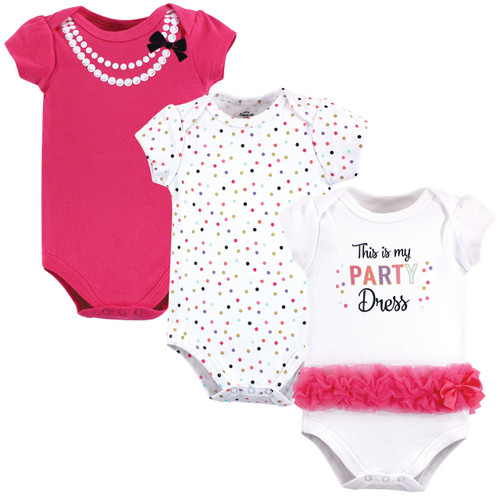 Little Treasure Cotton Bodysuits, Party Dress