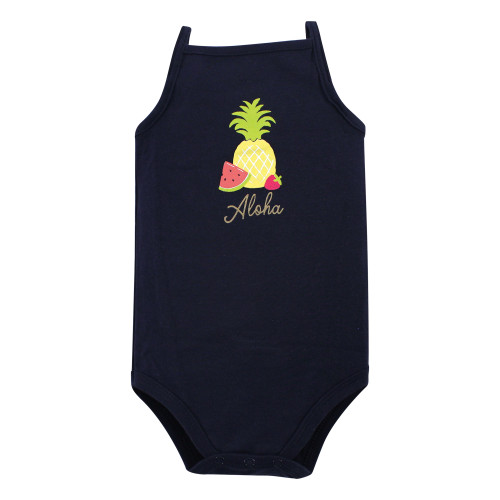 Hudson Baby Cotton Sleeveless Bodysuits, Hello Sunshine