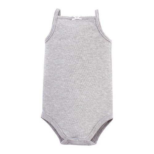 Hudson Baby Cotton Sleeveless Bodysuits, Basic Black Gold