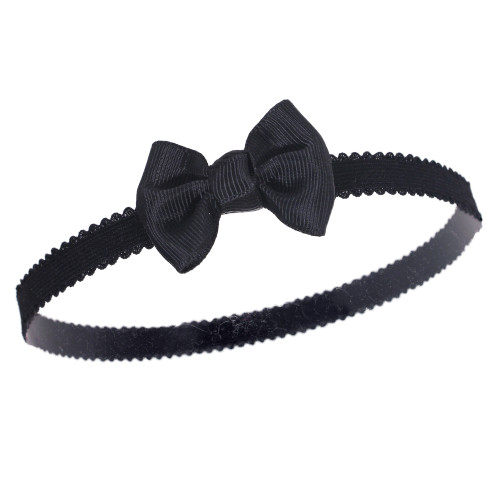 Hudson Baby Cotton and Synthetic Headbands, Black