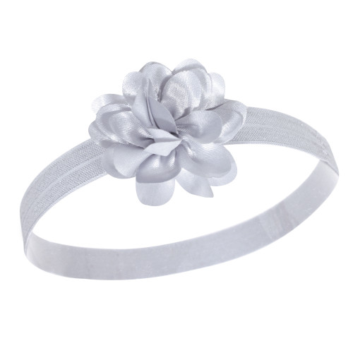 Hudson Baby Cotton and Synthetic Headbands, Satin Pink Black