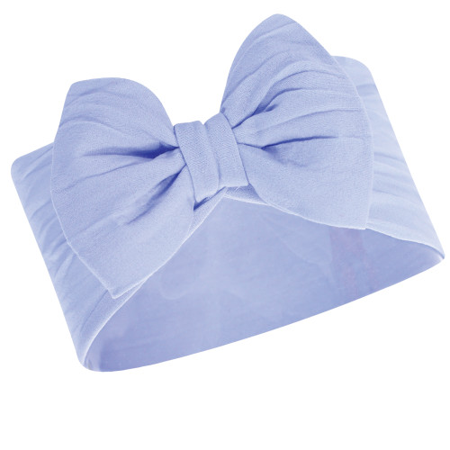 Hudson Baby Cotton and Synthetic Headbands, Blue Yellow