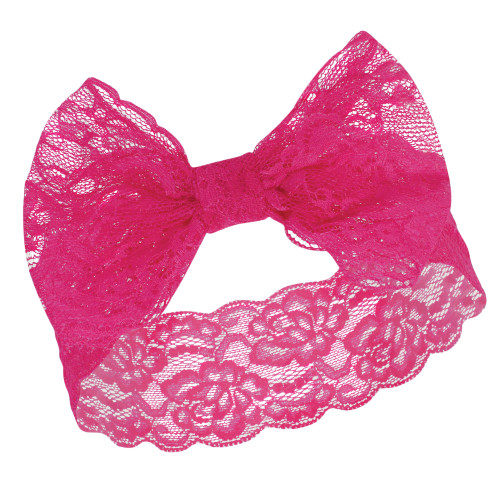 Hudson Baby Cotton and Synthetic Headbands, Pink Coral