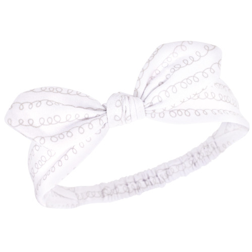 Hudson Baby Cotton and Synthetic Headbands, Gray Unicorn