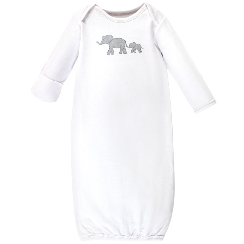 Touched by Nature Organic Cotton Gowns, Marching Elephant