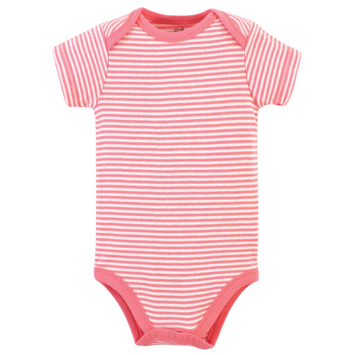 Touched by Nature Organic Cotton Bodysuits, Rosebud
