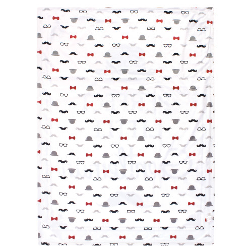 Hudson Baby Plush Mink Blanket, Perfect Gentlemen