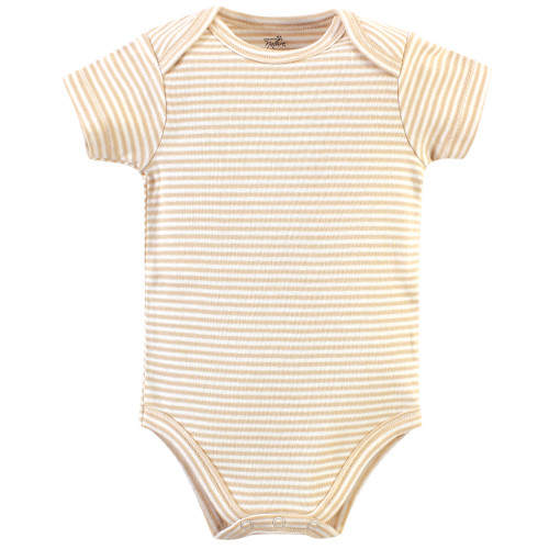 Touched by Nature Organic Cotton Bodysuits, Moose 5-Pack