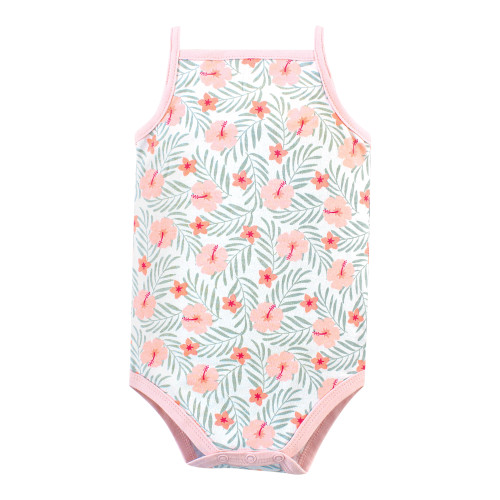 Hudson Baby Cotton Sleeveless Bodysuits, Tropical Toucan