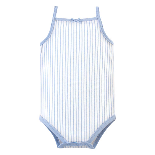 Hudson Baby Cotton Sleeveless Bodysuits, Lemon