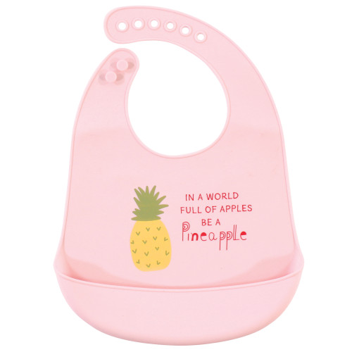 Hudson Baby Silicone Bibs, Fruits