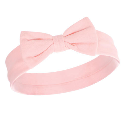 Hudson Baby Cotton and Synthetic Headbands, Rose