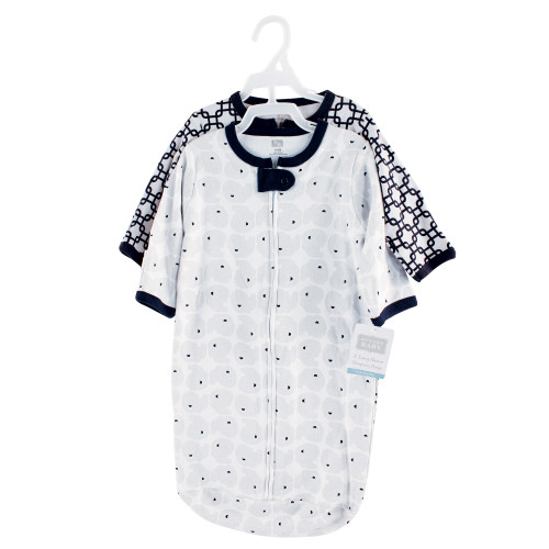 Hudson Baby Cotton Long-Sleeve Wearable Sleeping Bag, Sack, Blanket, Elephant