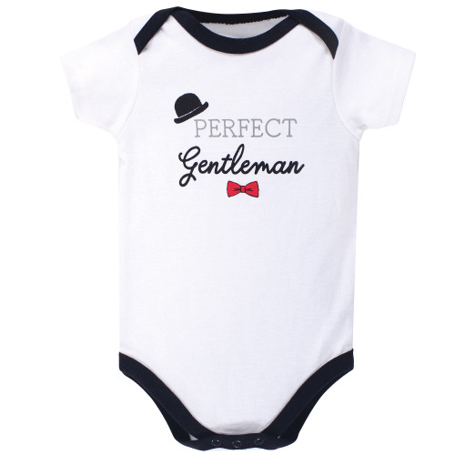 Little Treasure Cotton Bodysuit, Pant and Shoe Set, Gentleman
