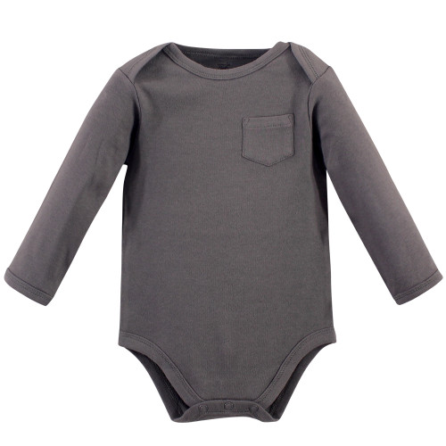 Touched by Nature Organic Cotton Long-Sleeve Bodysuits, Boho Fox