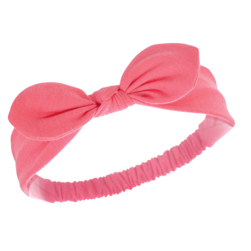 Hudson Baby Cotton and Synthetic Headbands, Flamingo