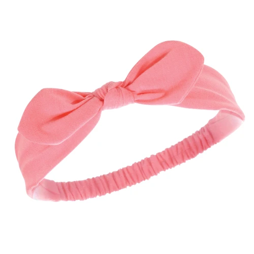 Hudson Baby Cotton and Synthetic Headbands, Flamingo