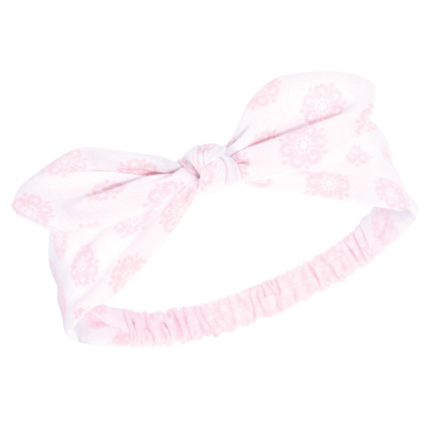 Hudson Baby Cotton and Synthetic Headbands, Lace Medallion