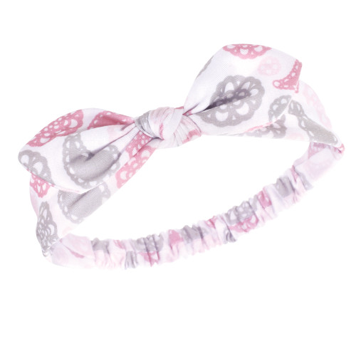 Hudson Baby Cotton and Synthetic Headbands, Paisley Medallion