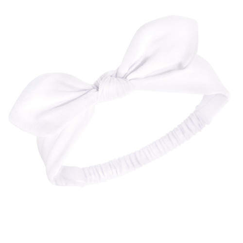 Hudson Baby Cotton and Synthetic Headbands, Pink Rose