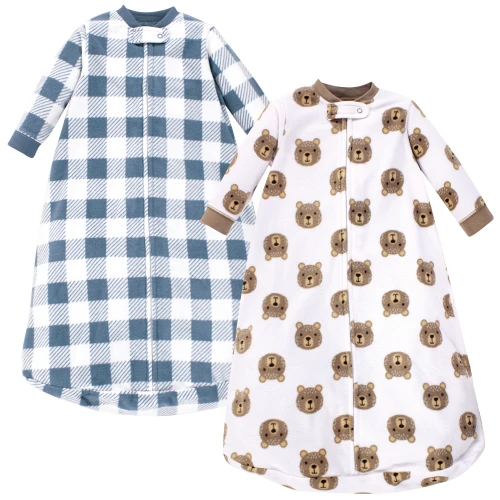 Hudson Baby Long-Sleeve Fleece Sleeping Bag, Little Bear
