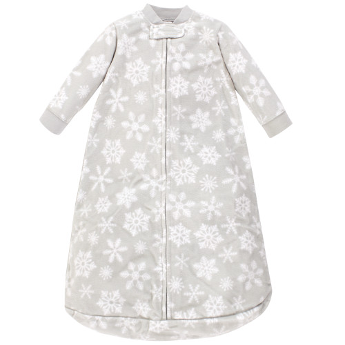 Hudson Baby Long-Sleeve Fleece Sleeping Bag, Red Penguin