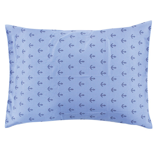 Hudson Baby Cotton Toddler Pillow Case, Blue Whale