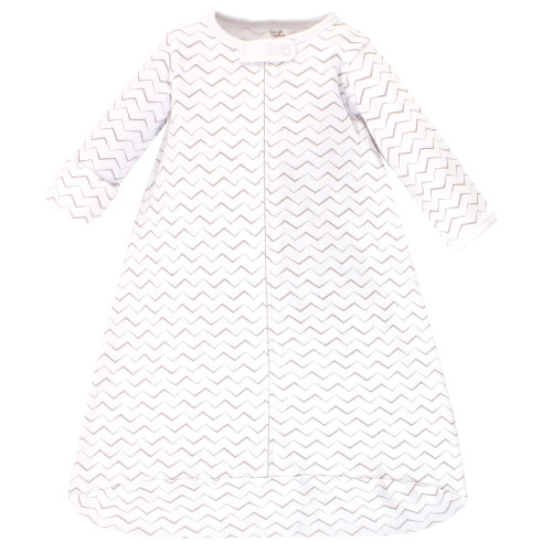 Touched by Nature Organic Cotton Long-Sleeve Wearable Sleeping Bag, Sack, Blanket, Marching Elephant