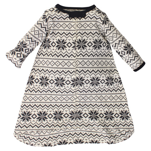 Touched by Nature Organic Cotton Long-Sleeve Wearable Sleeping Bag, Sack, Blanket, Buffalo Plaid