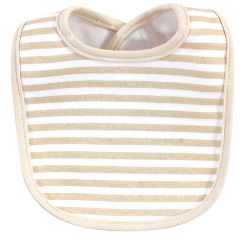 Hudson Baby Cotton Bibs, Handsome As A Prince