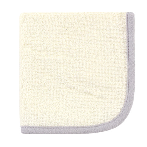 Hudson Baby Cotton Hooded Towel and Washcloth, Royal Safari