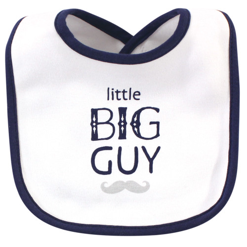 Hudson Baby Cotton Bibs, Handsome Like Daddy