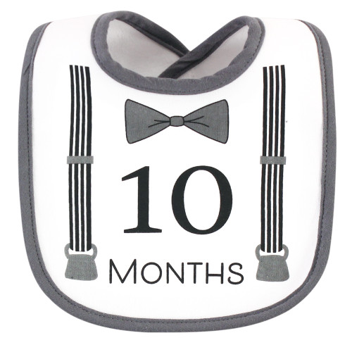 Hudson Baby Cotton Bibs, Brand New