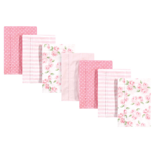 Little Treasure Cotton Flannel Burp Cloths, Beyoutiful