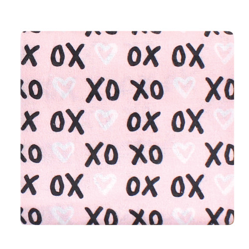 Hudson Baby Cotton Flannel Receiving Blankets, Xoxo