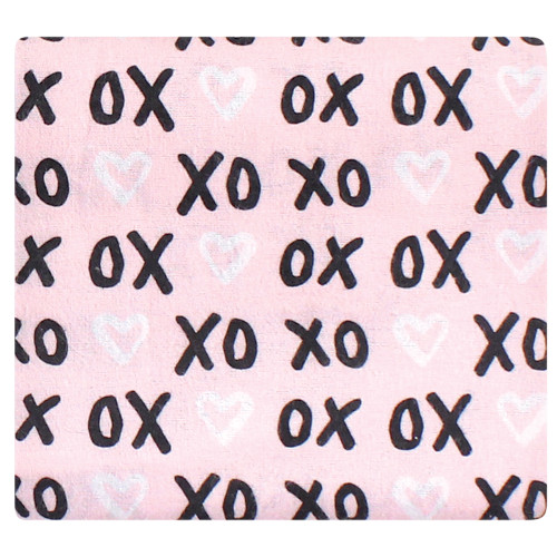Hudson Baby Cotton Flannel Receiving Blankets Bundle, Xoxo