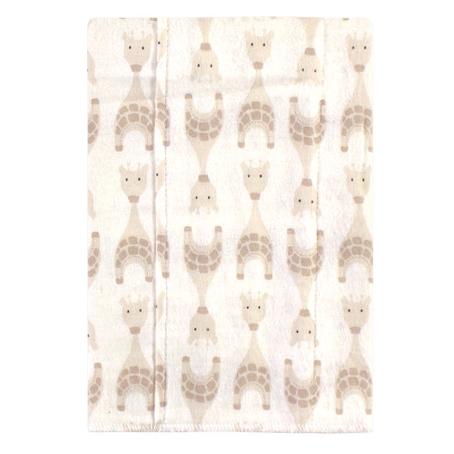 Hudson Baby Cotton Flannel Burp Cloths, Neutral Giraffe