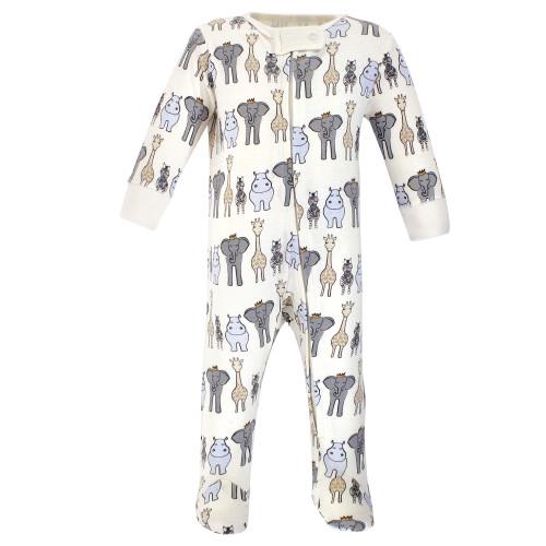 Hudson Baby Cotton Sleep and Play, Royal Safari