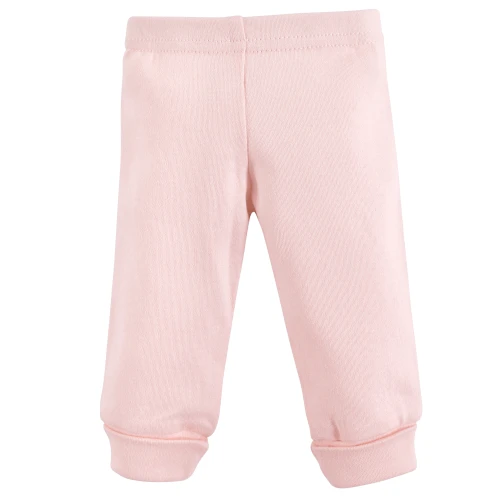 Hudson Baby Preemie Layette Set 4-Piece, Pink Safari