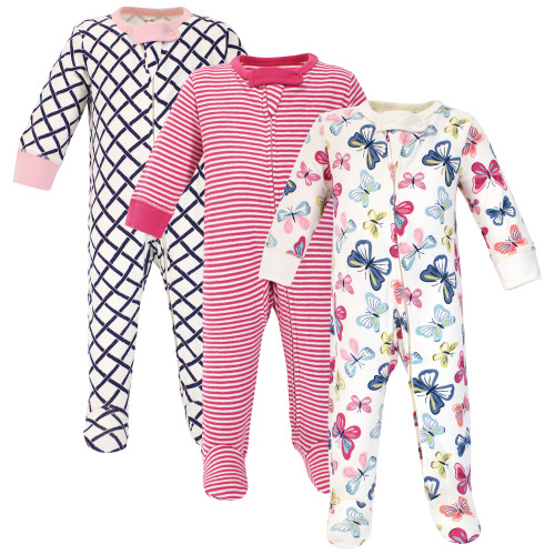 Touched by Nature Organic Cotton Sleep and Play, Bright Butterflies