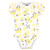Hudson Baby Cotton Bodysuits, Lemon