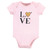 Hudson Baby Cotton Bodysuits, Love Xoxo