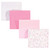 Hudson Baby Cotton Flannel Receiving Blankets, Pink Peony, One Size