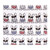 Hudson Baby Cotton Flannel Receiving Blankets, French Dog