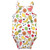 Touched By Nature Organic Cotton Bodysuits, Fruit