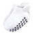 Touched By Nature Organic Cotton Socks with Non-Skid Gripper for Fall Resistance, Solid Blue Black